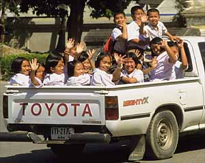 Schulkinder in Chiang Mai